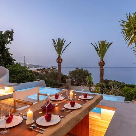 Villa Palm Tree Private Pool Agios Nikolaos (Crete)