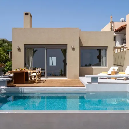 Palm Tree Private Pool Villa Agios Nikolaos (Crete)